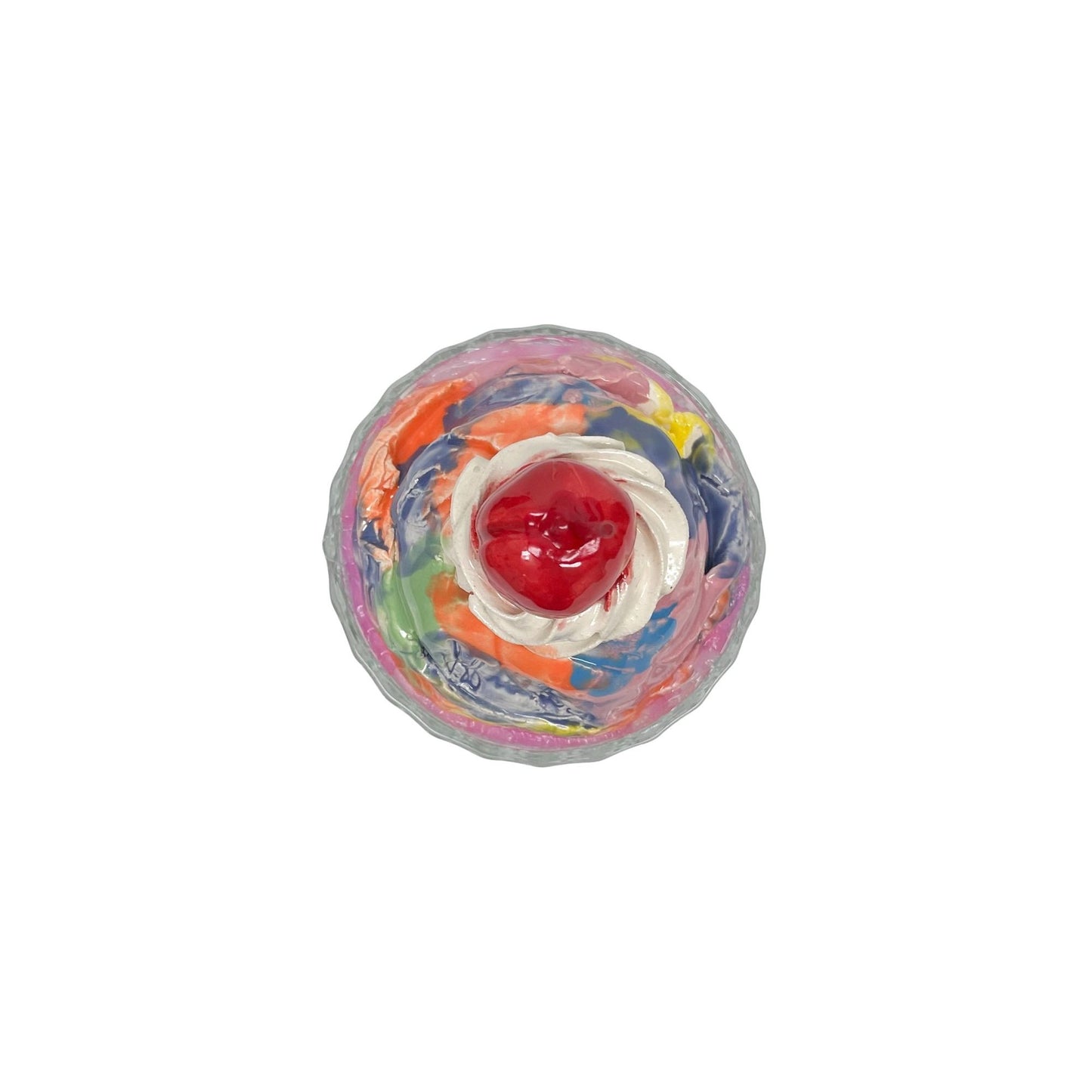 Single Scoop Rainbow Sherbet Sundae 4