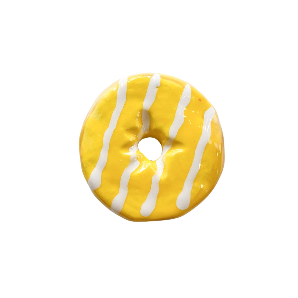 Lemon Donut With Vanilla Drizzle