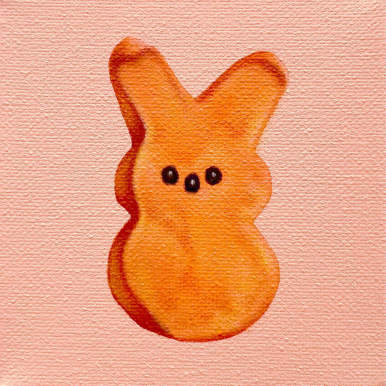 Orange Peeps Bunny
