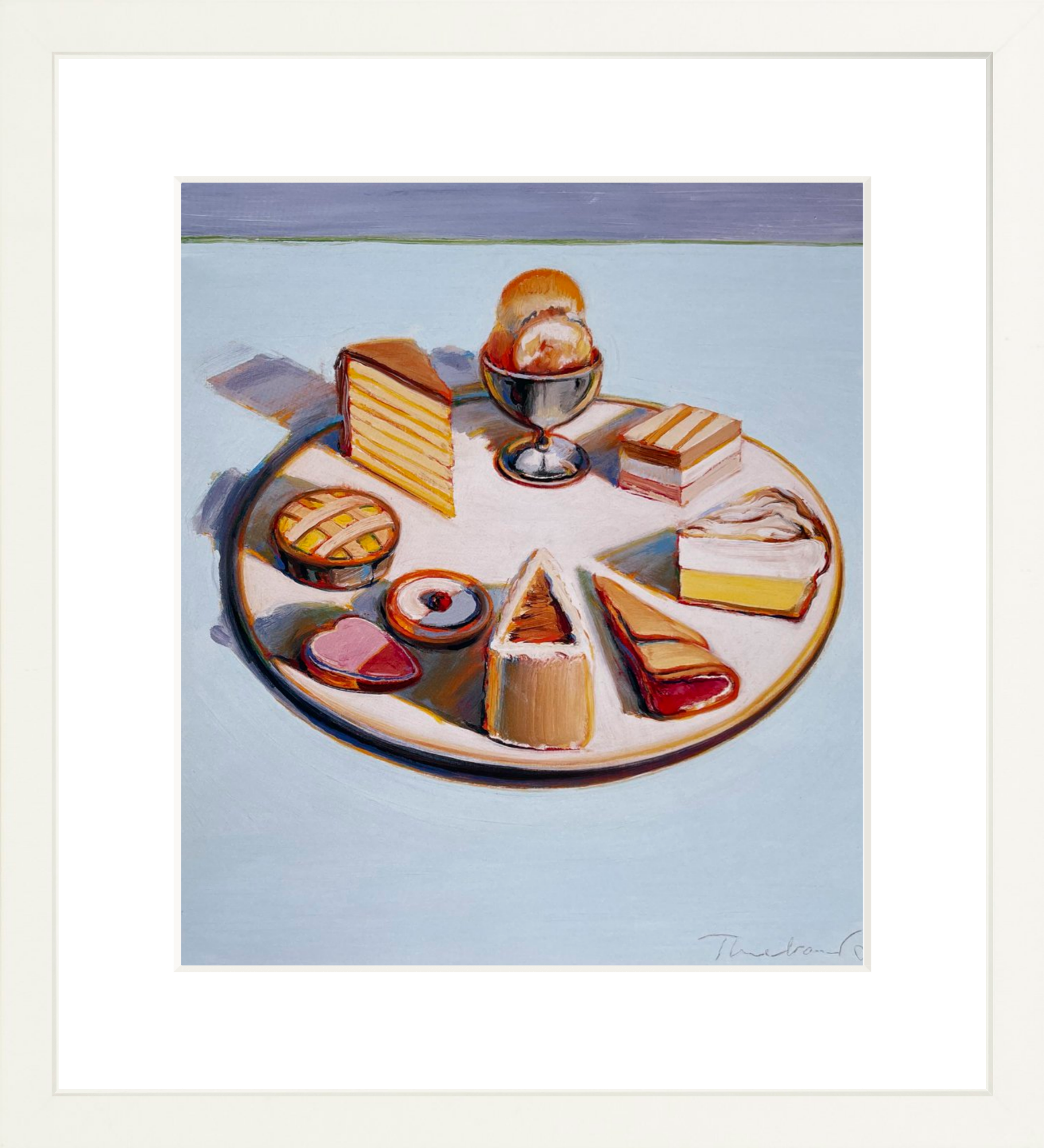 Wayne Thiebaud Party Tray 1994 Framed Print – The Gallery Girl