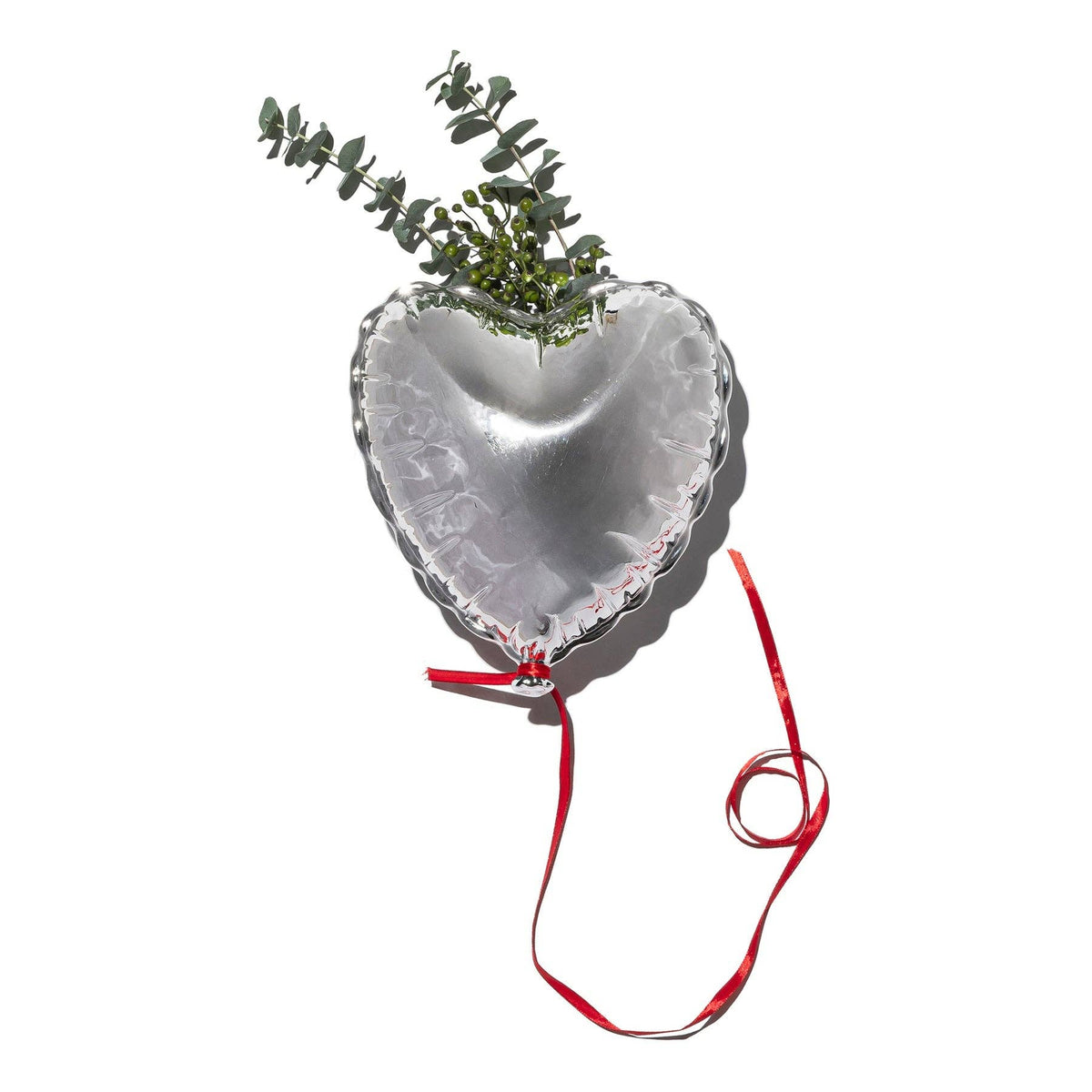 Silver Balloon Flower Vase
