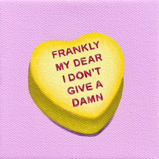 Conversation Heart: Gone With The Wind