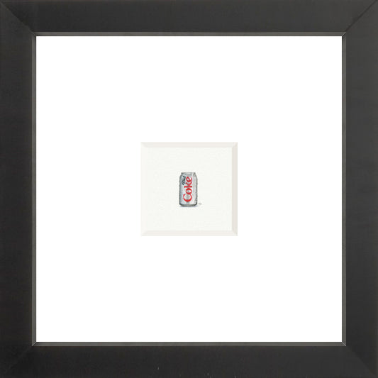 Diet Coke Miniature Watercolor Print