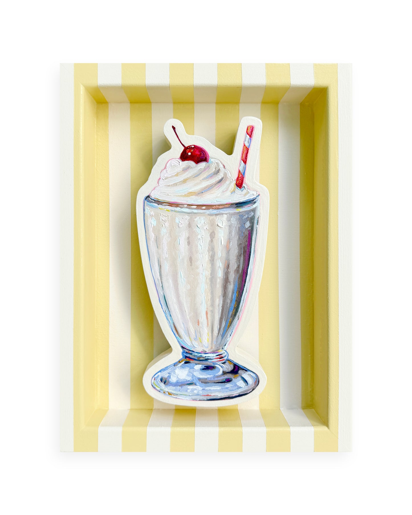 Milkshake on Cream and Butter