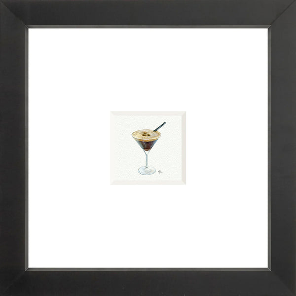 Espresso Martini Miniature Watercolor Print