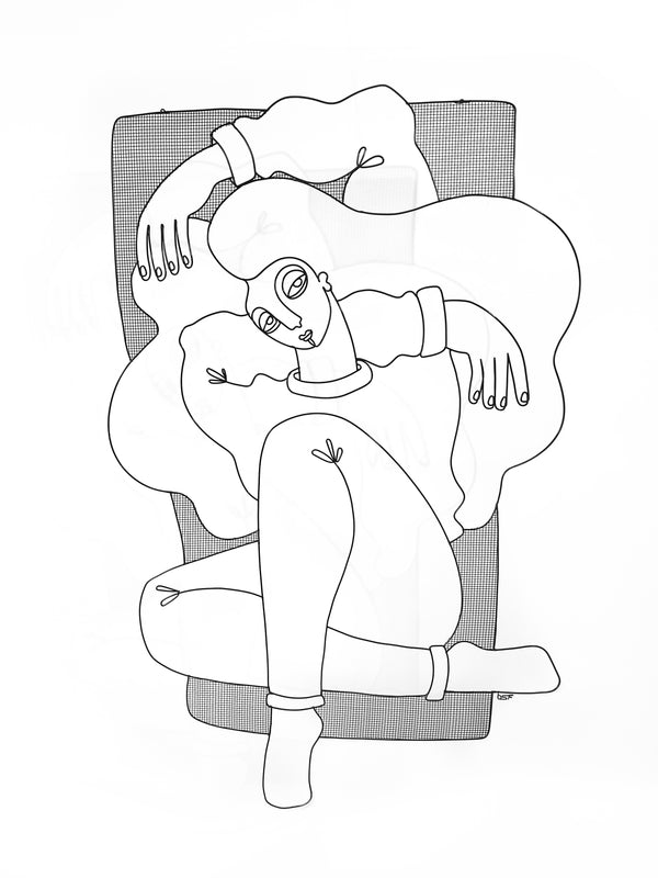 Folded Figure Composition 18