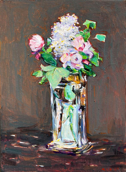 Flowers In A Crystal Vase