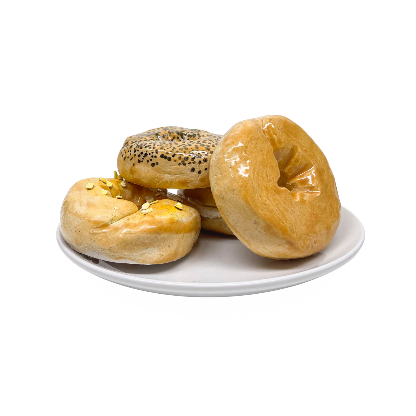 Four Plated Bagels 06