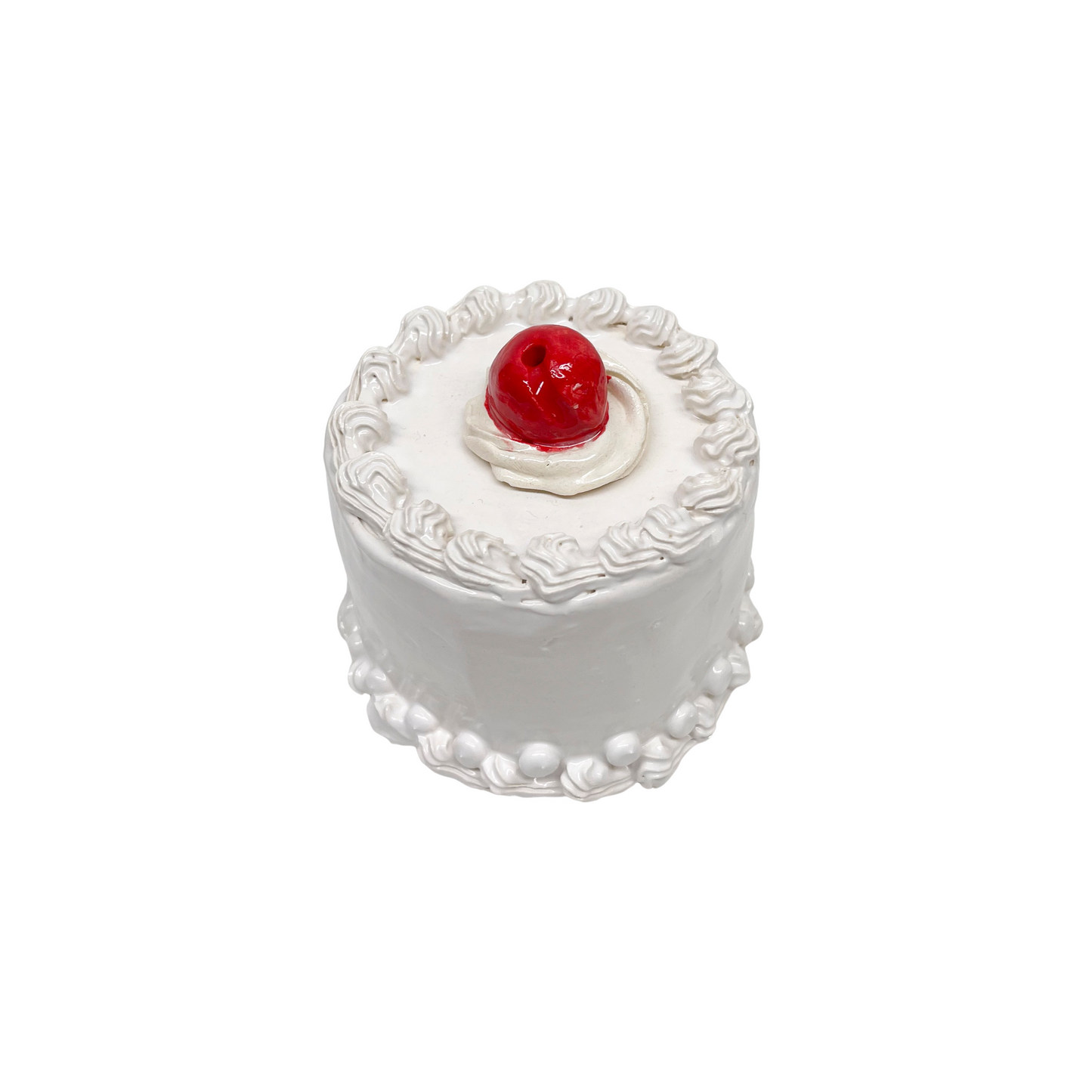 Petite White Cake With Cherry 9