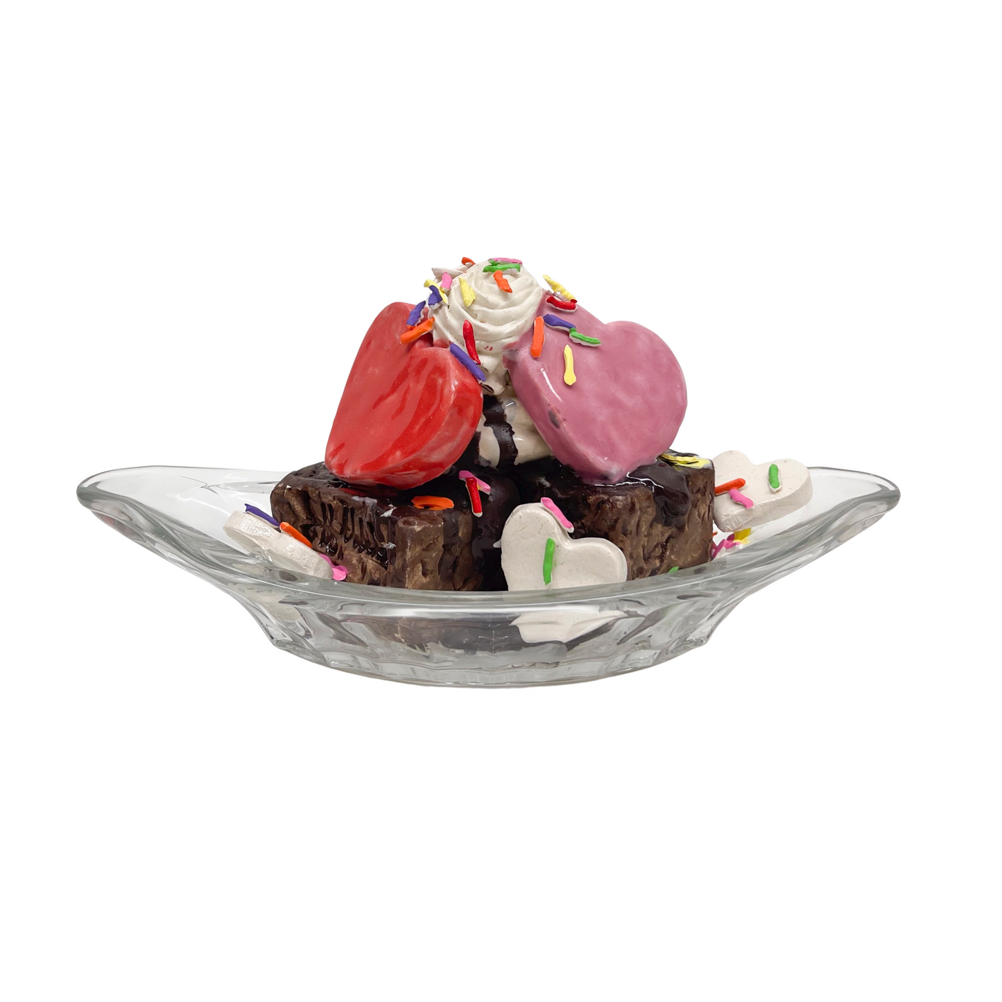 Brownie Sundae With Hearts 1