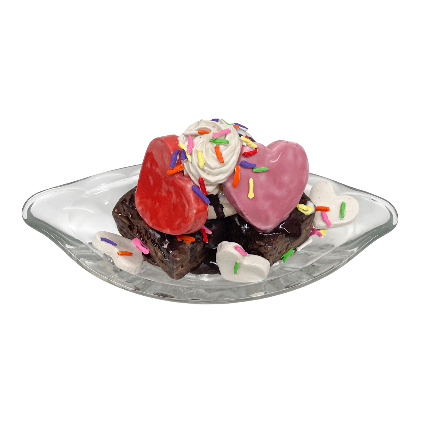 Brownie Sundae With Hearts 1