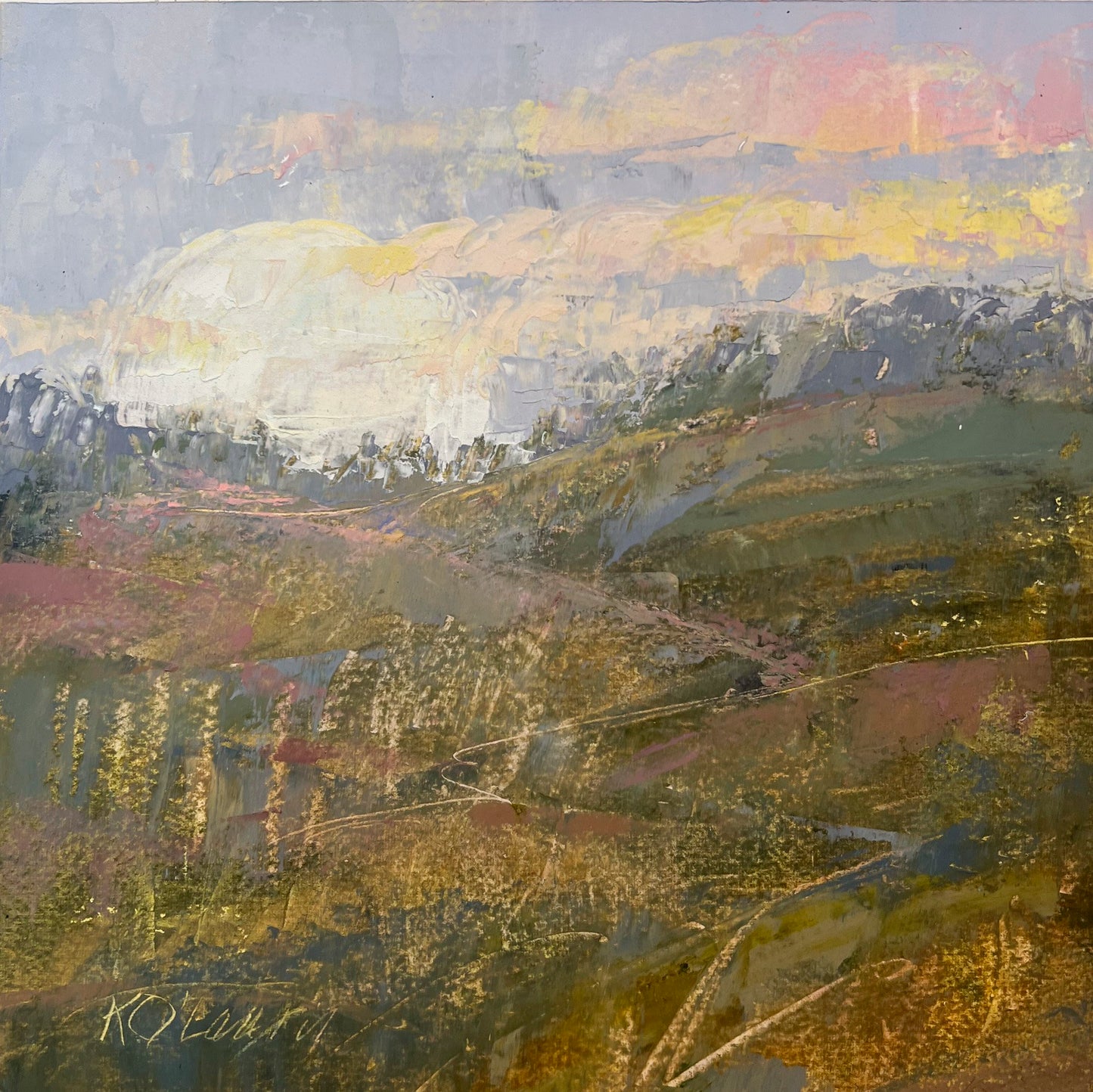 Moonrise Over Autumn Fields