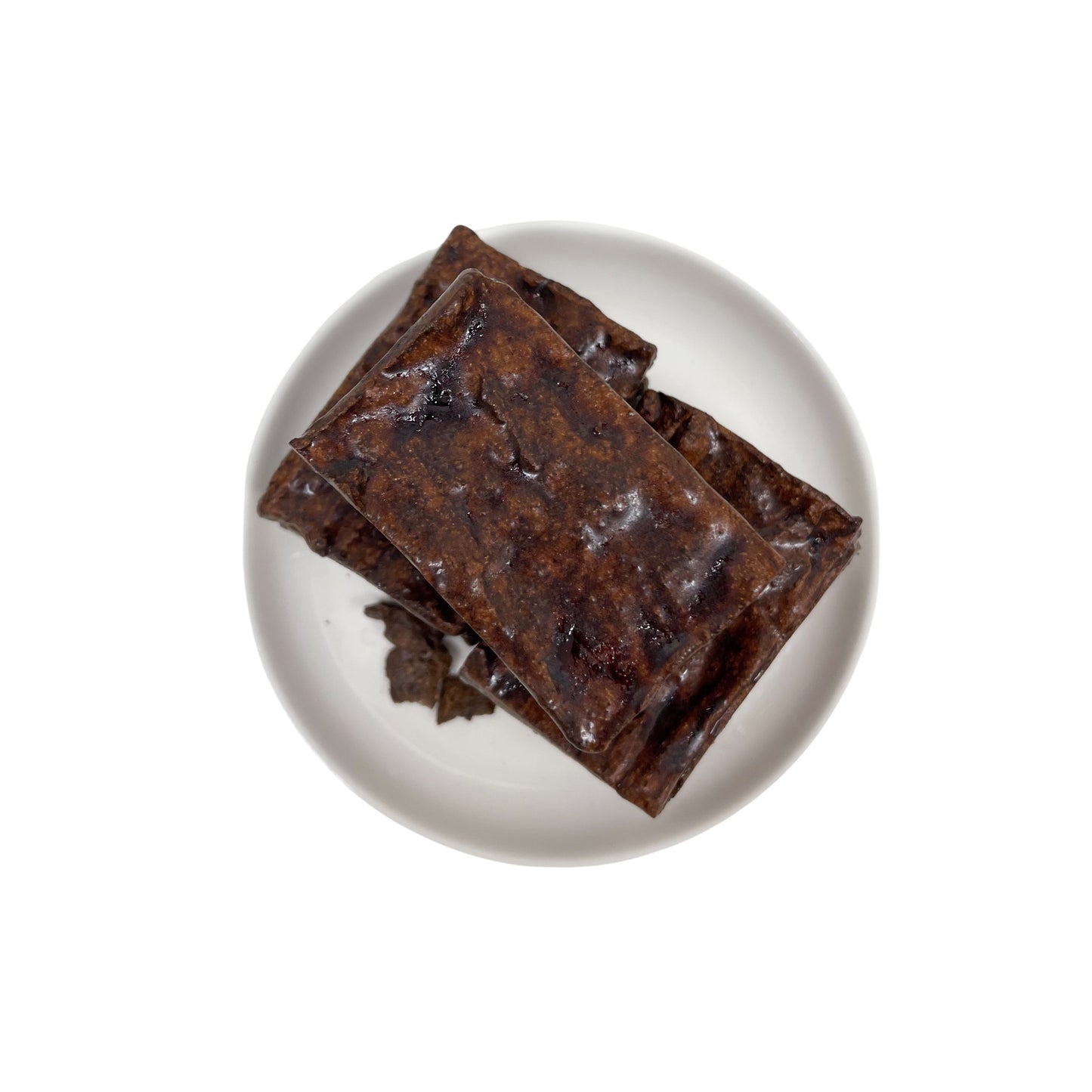 Three Plated Plain Brownies 1