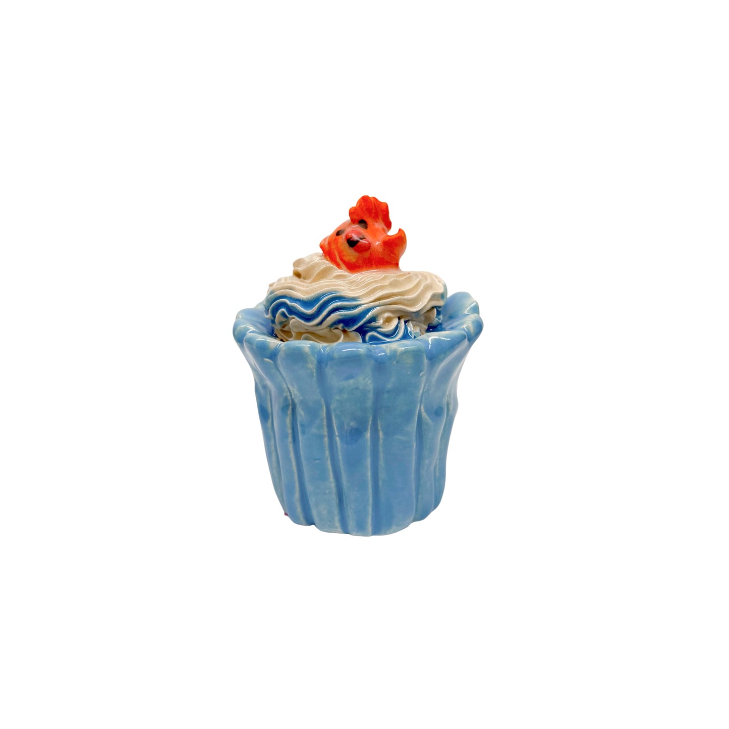 Goldfish Prize Cupcake