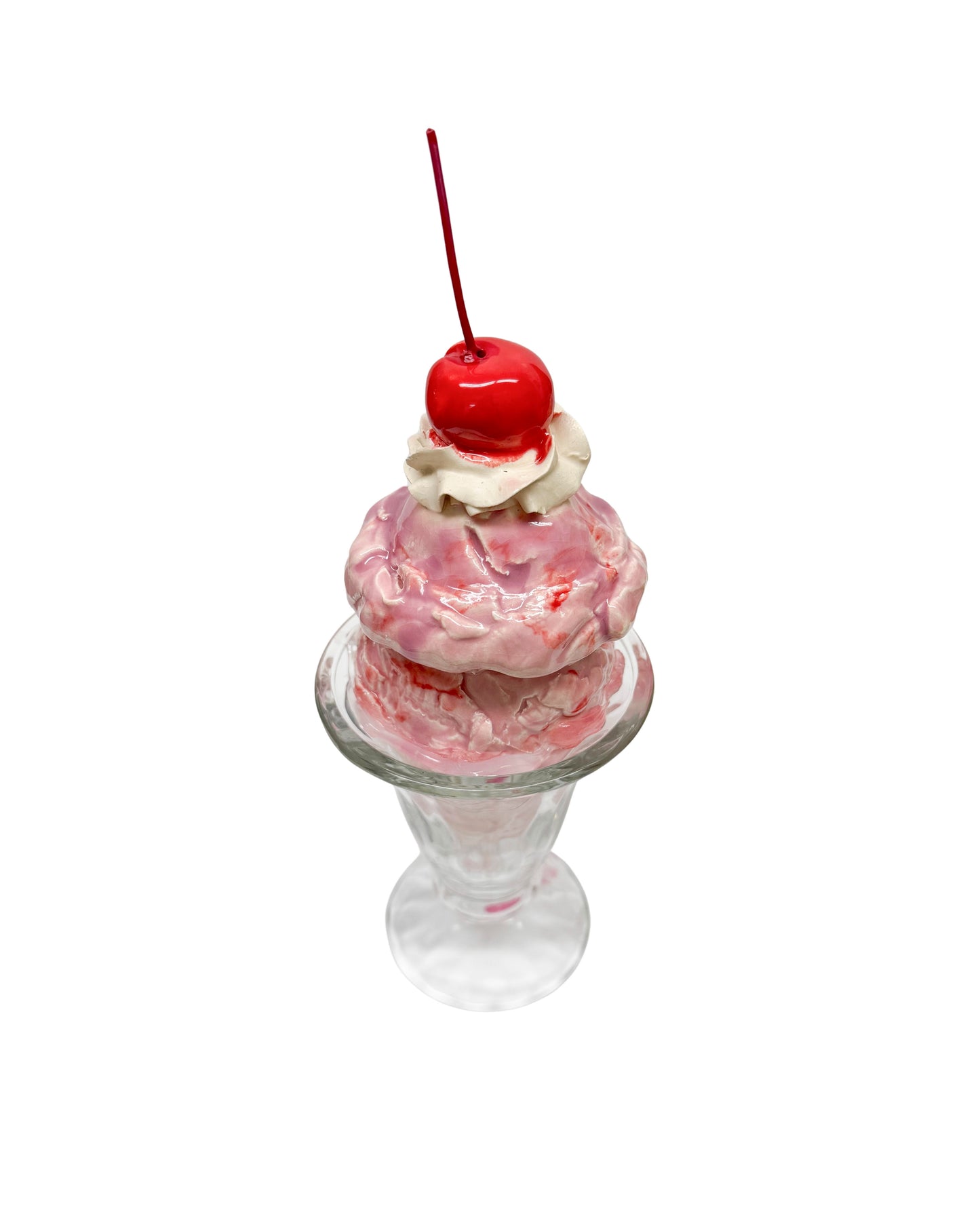 Double Scoop Strawberry Sundae