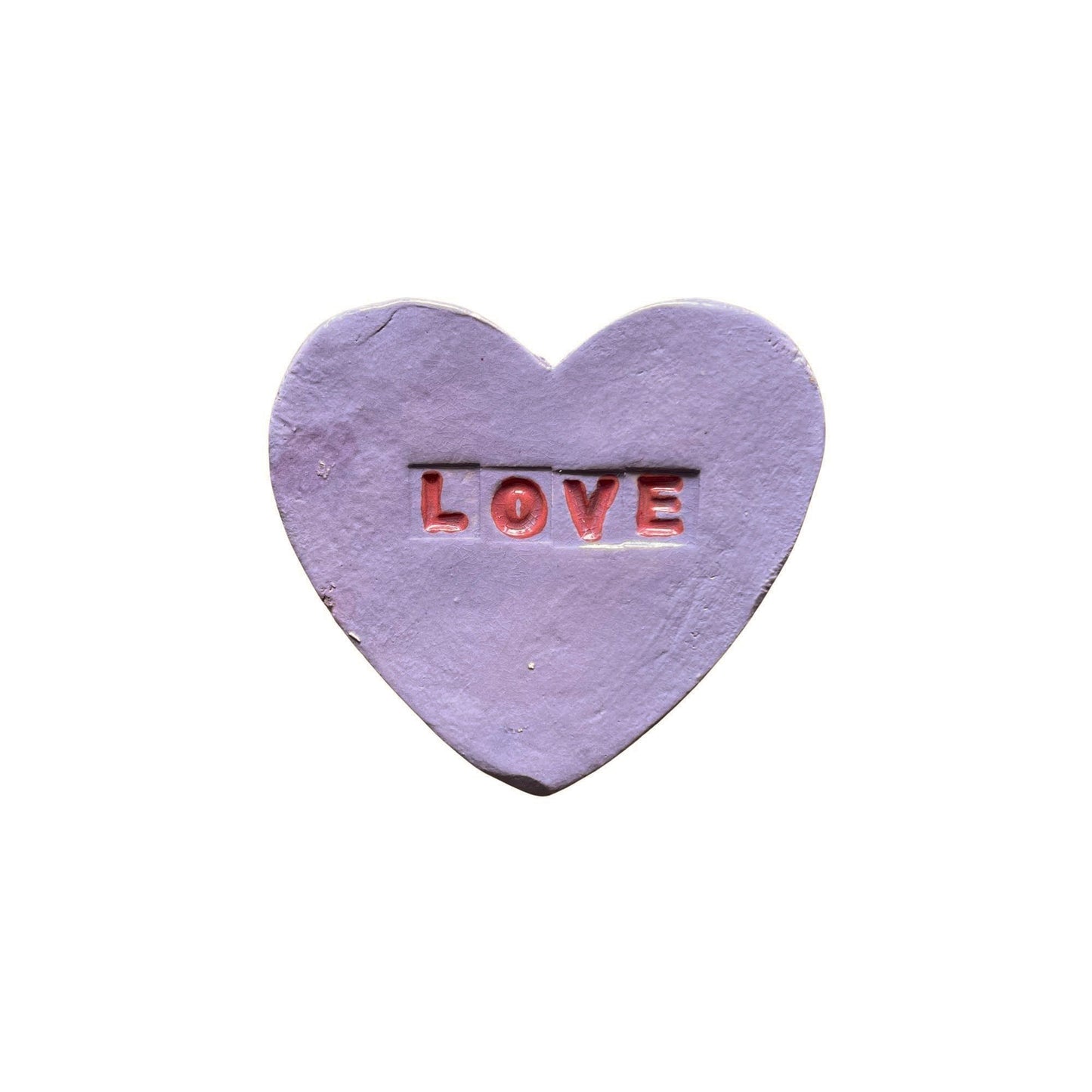 "Love" Purple Candy Conversation Heart
