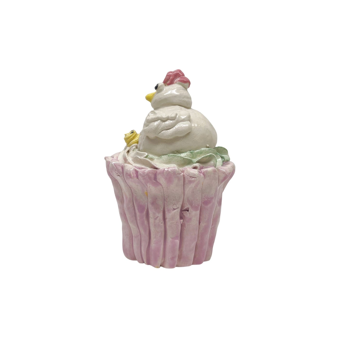 Cluckin’ Good Pink Hen Cupcake