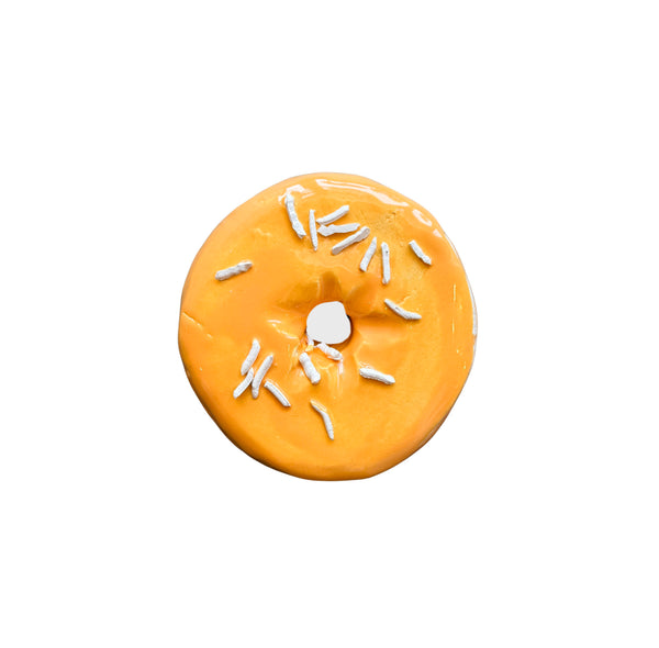 Tangerine Sprinkle Donut