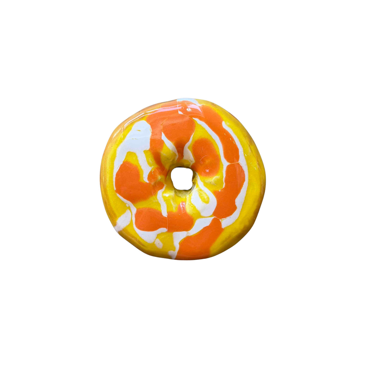 Marbled Candy Corn Donut