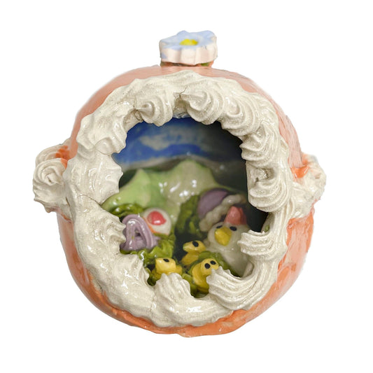 Orange Panoramic Easter Egg 1