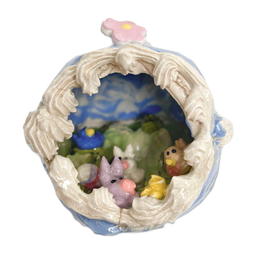 Blue Panoramic Easter Egg 2