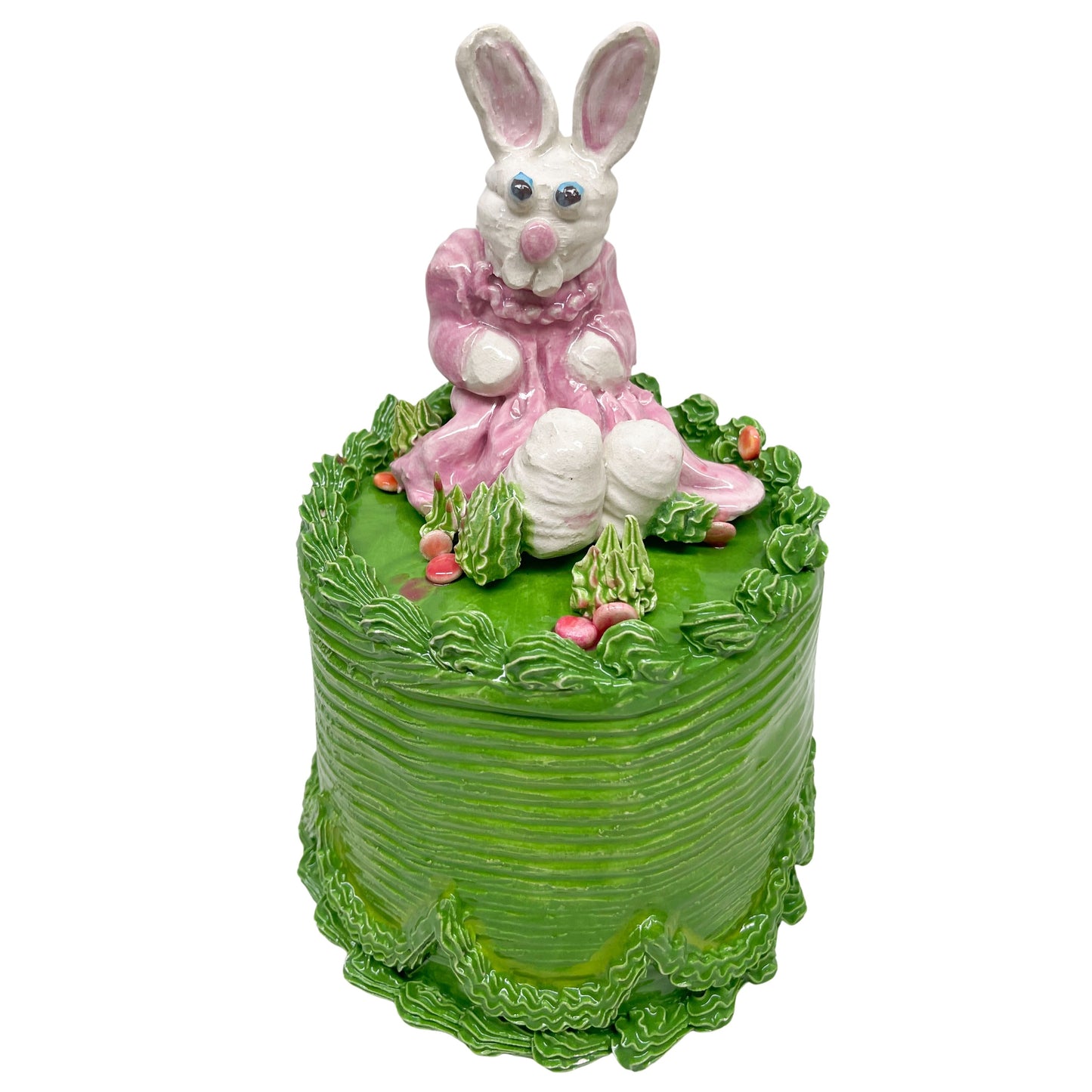 Green Cake with Easter Bunny, 2014