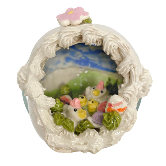 White Panoramic Easter Egg 6