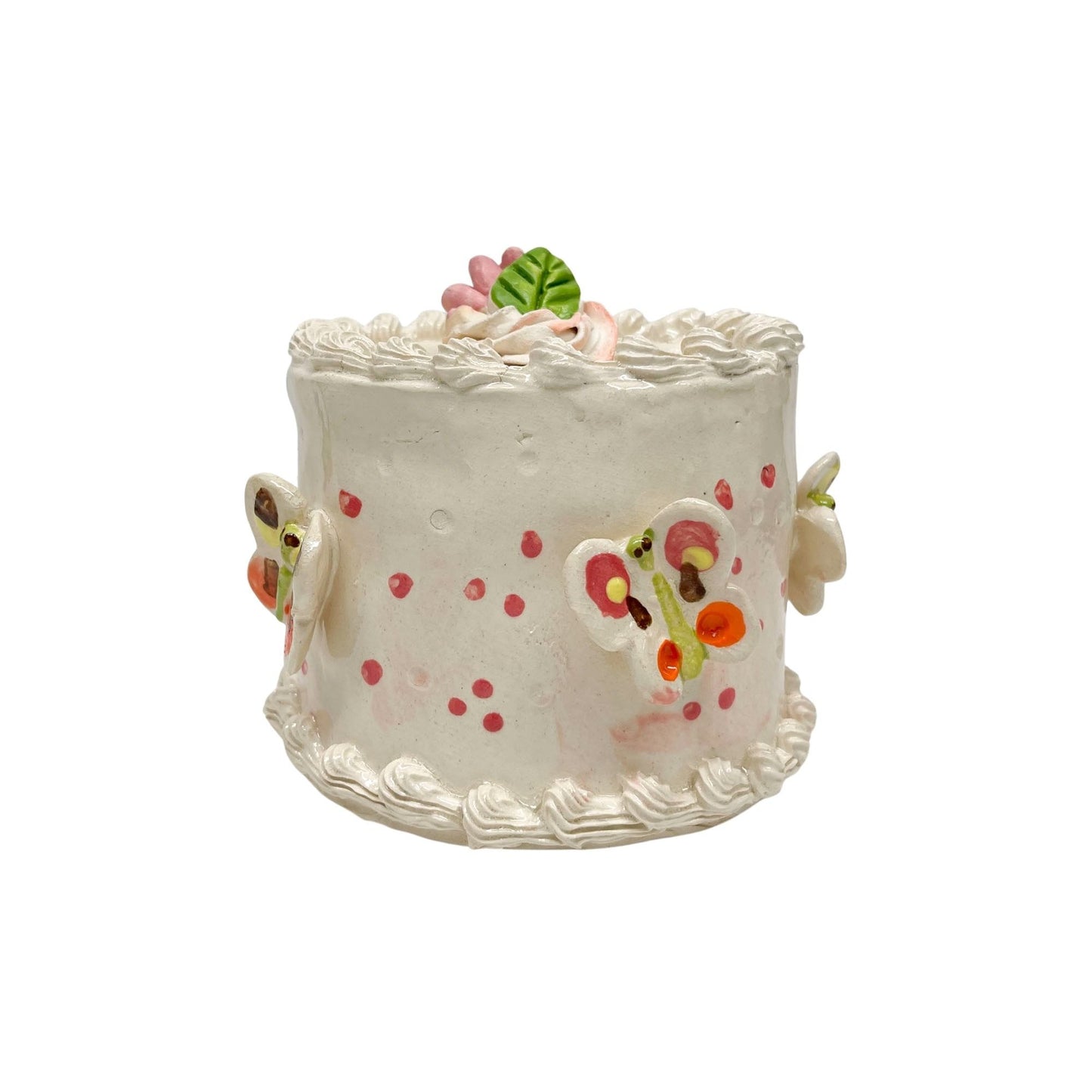 Butterfly Cake With Rosebud 1