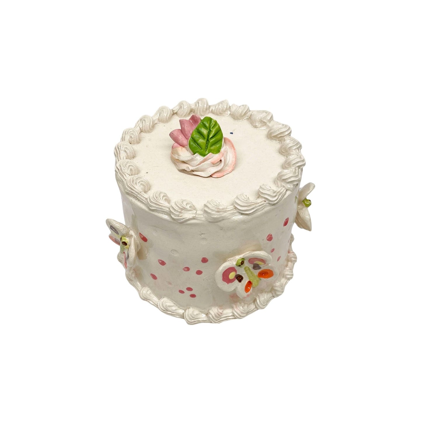 Butterfly Cake With Rosebud 1