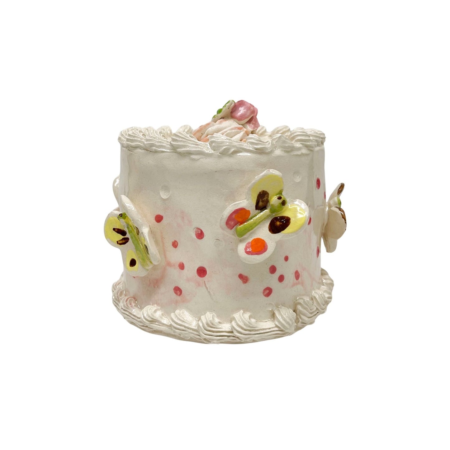 Butterfly Cake With Rosebud 1