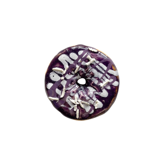 Boysenberry Donut With Vanilla Drizzle