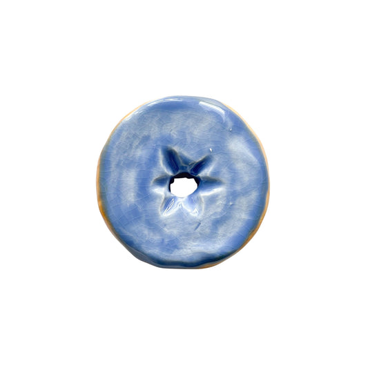 Blue Cotton Candy Donut
