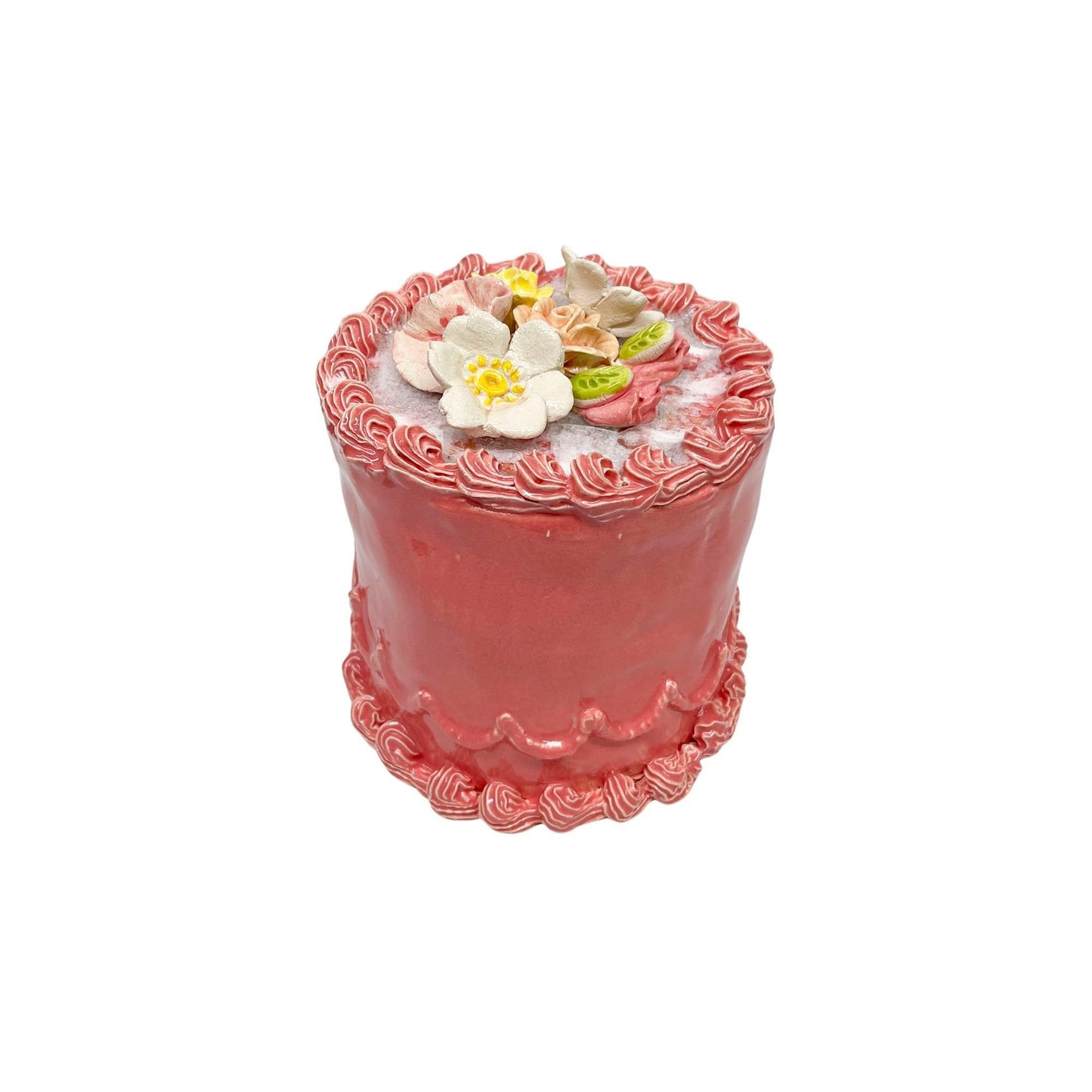 Strawberry Cake with Flower Bouquet 10