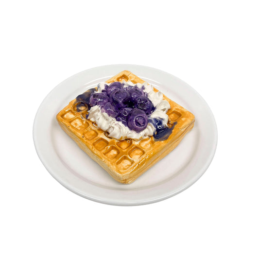 Plated Blueberry Waffle 1