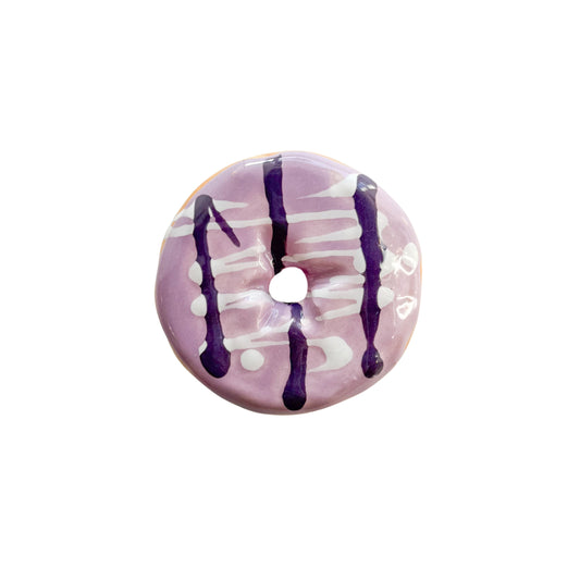 Lavender Donut With Vanilla Drizzle