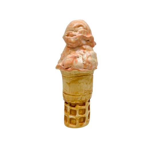Orange Sherbet Cone 1