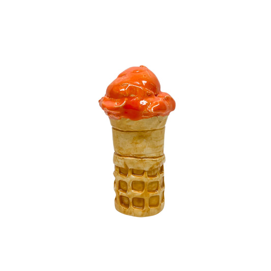 Orange Sorbet Cone 1