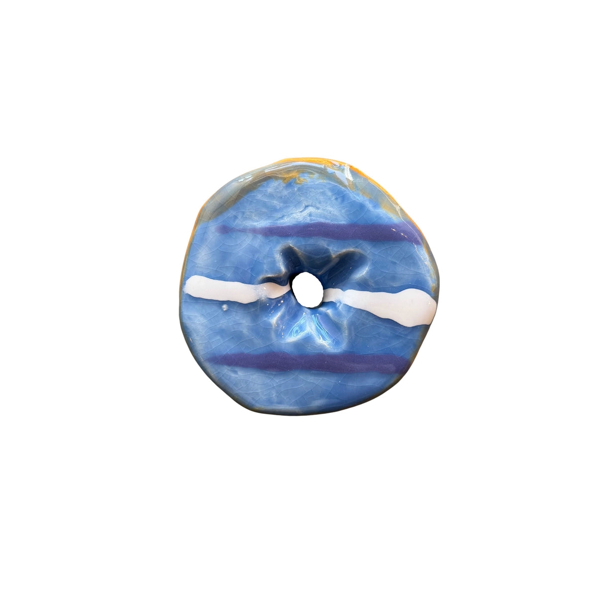 Blueberry Stripe Donut (Day Old)