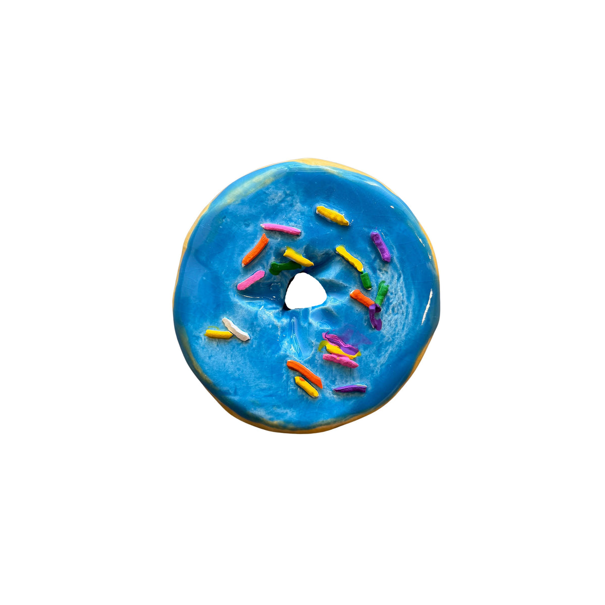 Blue Raspberry Donut With Multi Sprinkles (Day Old)