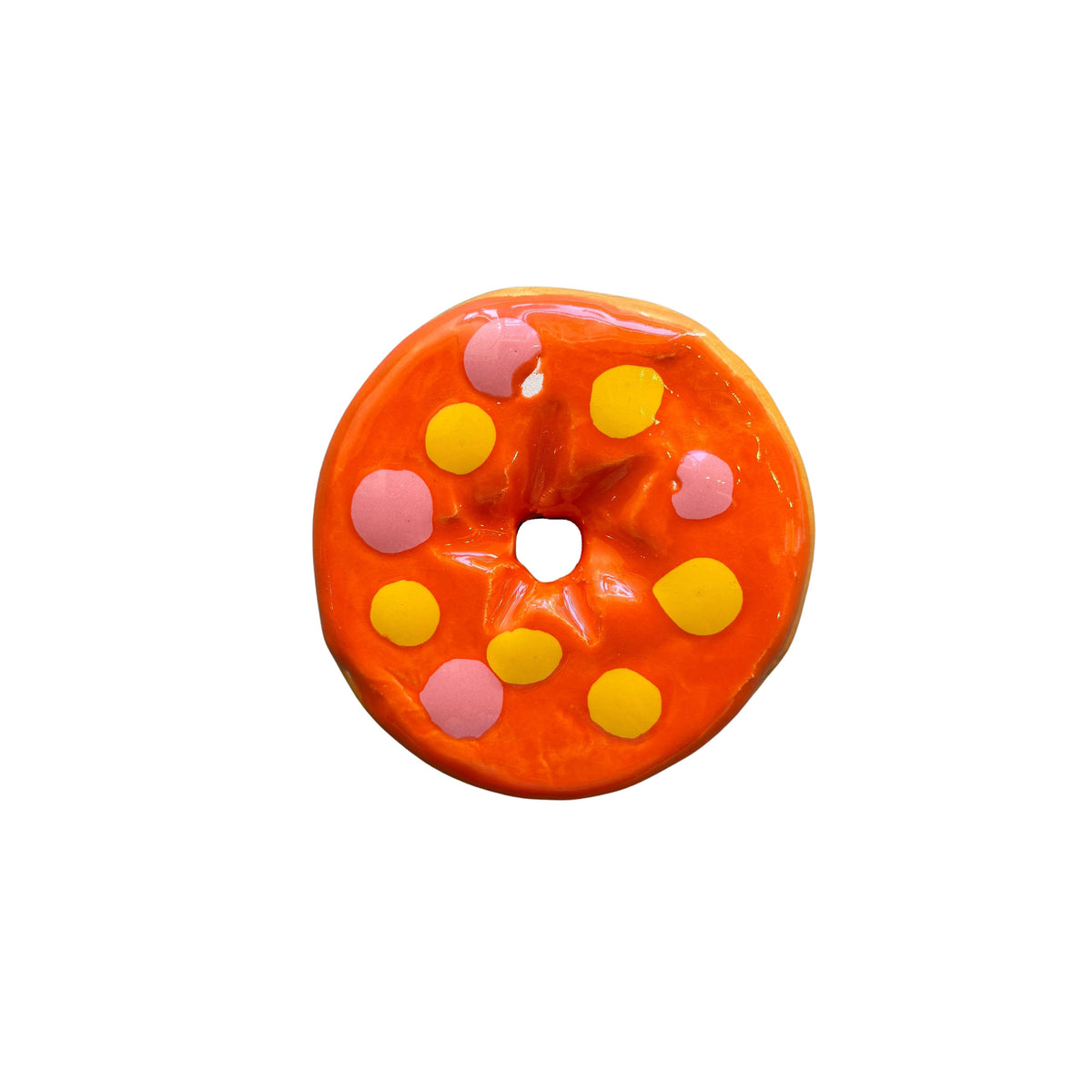 Orange Donut With Dots (Day Old)