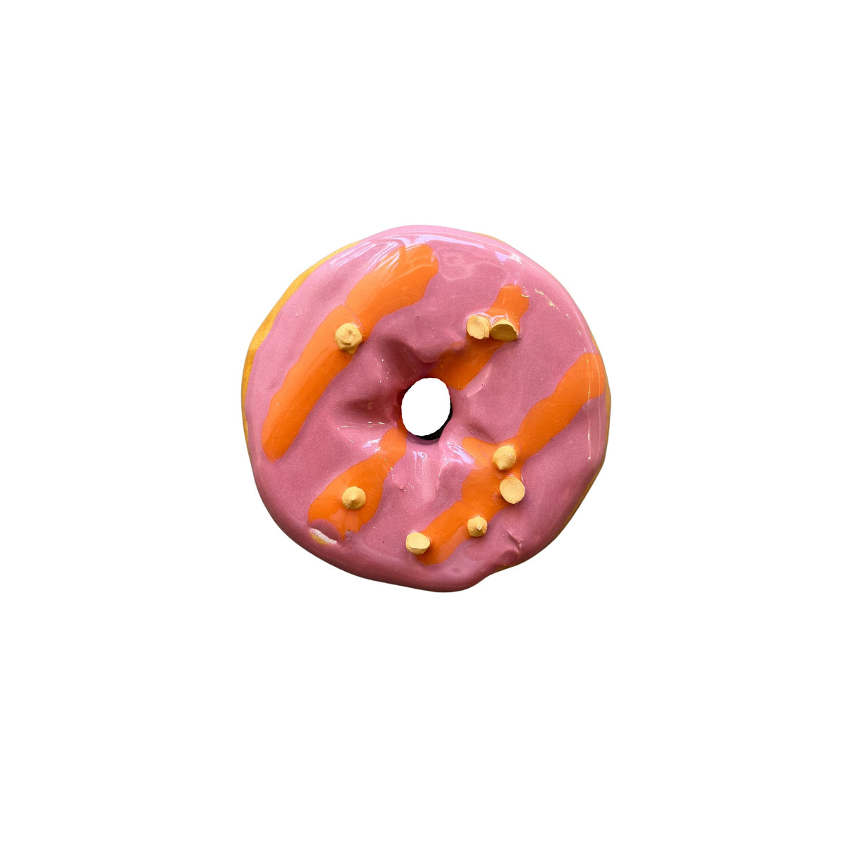 Strawberry Orange Donut With Chips (Day Old)
