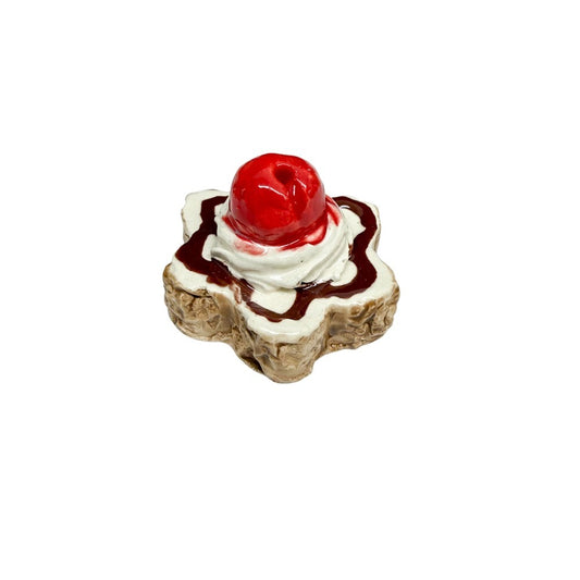 Star Petit Four With Cherry