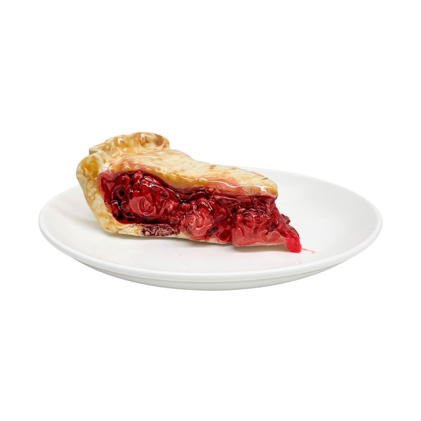 Plated Raspberry Pie Slice 8