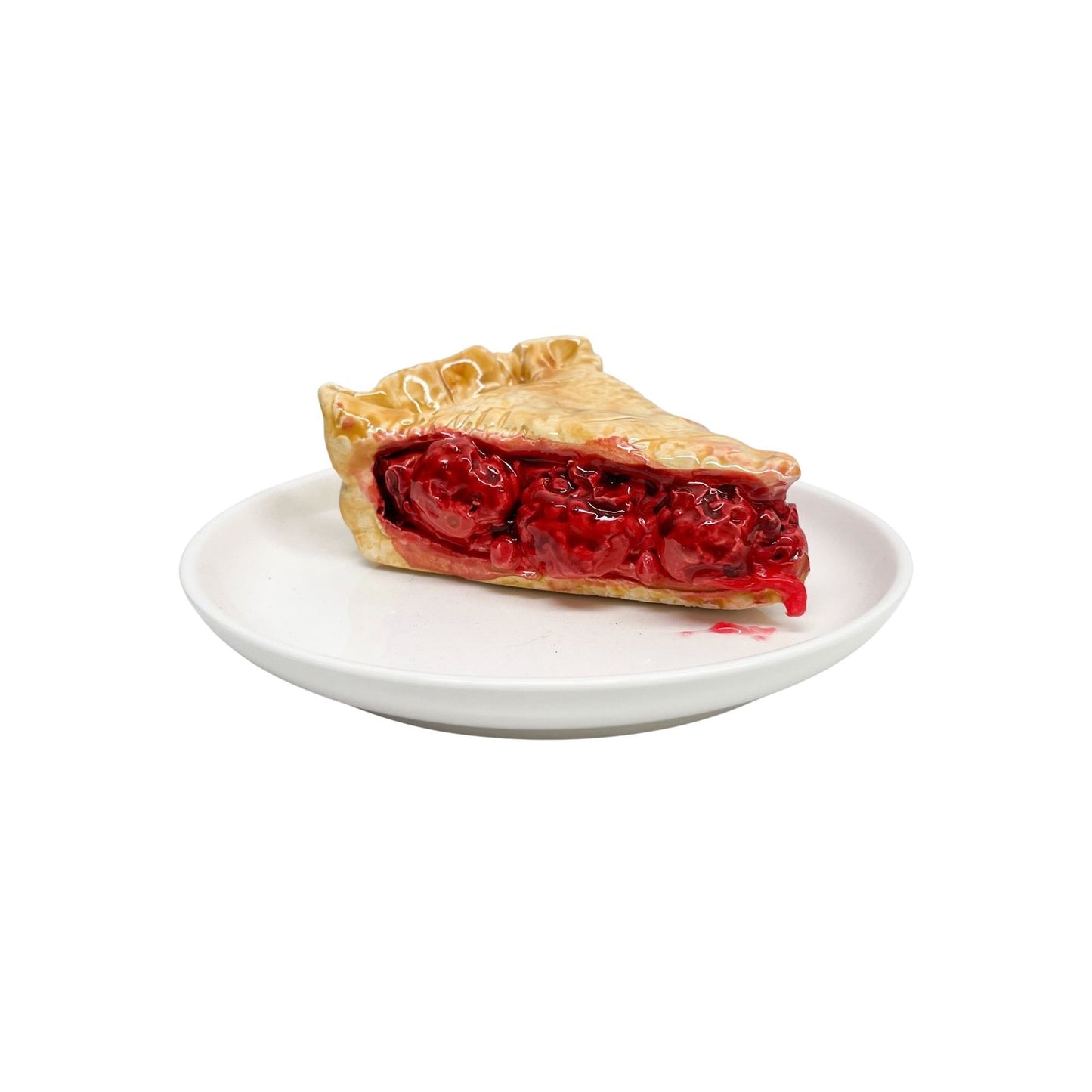 Plated Raspberry Pie Slice 7