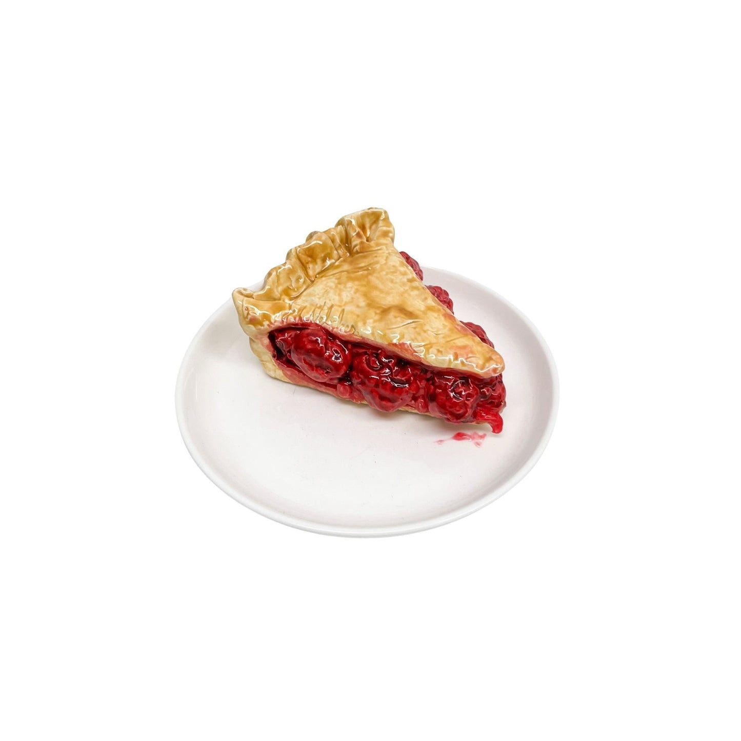 Plated Raspberry Pie Slice 7