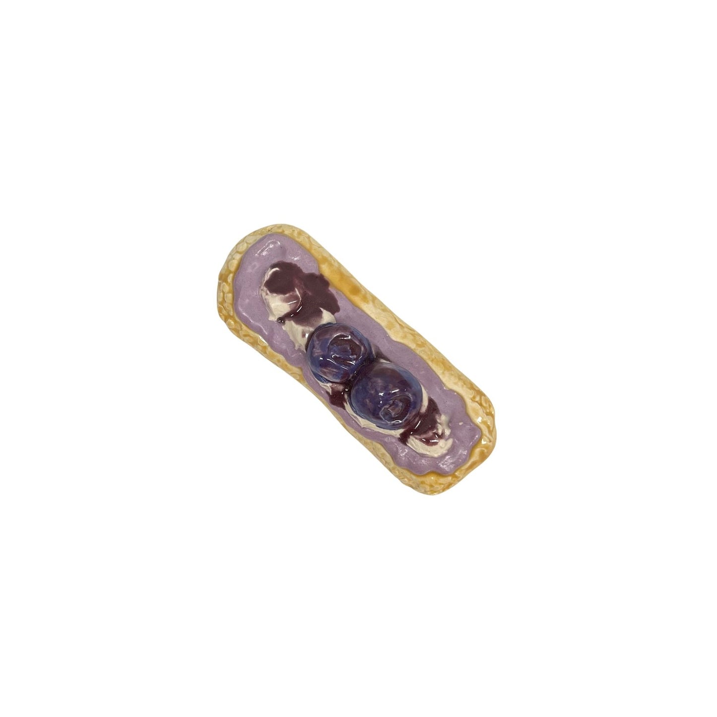 Blueberry Custard Boat