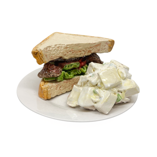 Sandwich With Potato Salad 34