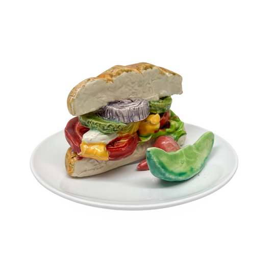 Veggie Sandwich With Garnish 35