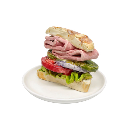 Plated Ham Sandwich On Roll 24
