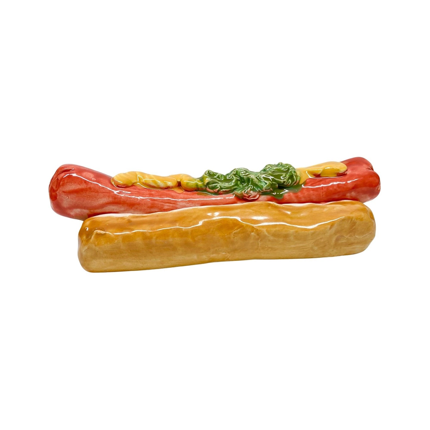 Hot Dog With Mustard And Relish 9